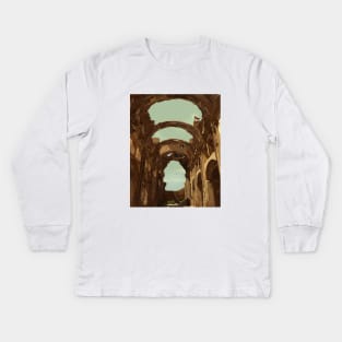 archived ruins Kids Long Sleeve T-Shirt